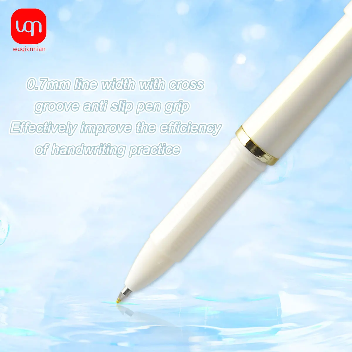 WQN High-Capacity 0.7mm Tip Gel Pens Set White Ink for Office School Daily Use Choose Pack Size - 4/8/12 Pcs
WQN High-Capacity 0.7mm Tip Gel Pens Set White Ink for Office School Daily Use Choose Pack Size - 4/8/12 Pcs