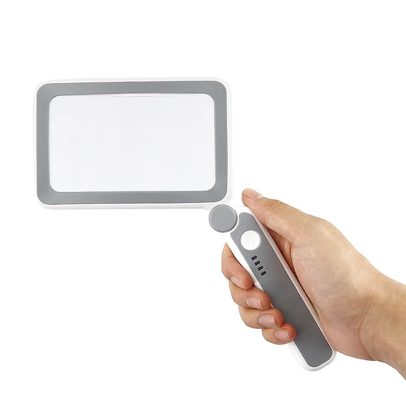 Folding Square Handheld Magnifying Glass With USB Charging 10LED Three Levels Of Lighting Touch Switch
Folding Square Handheld Magnifying Glass With USB Charging 10LED Three Levels Of Lighting Touch Switch