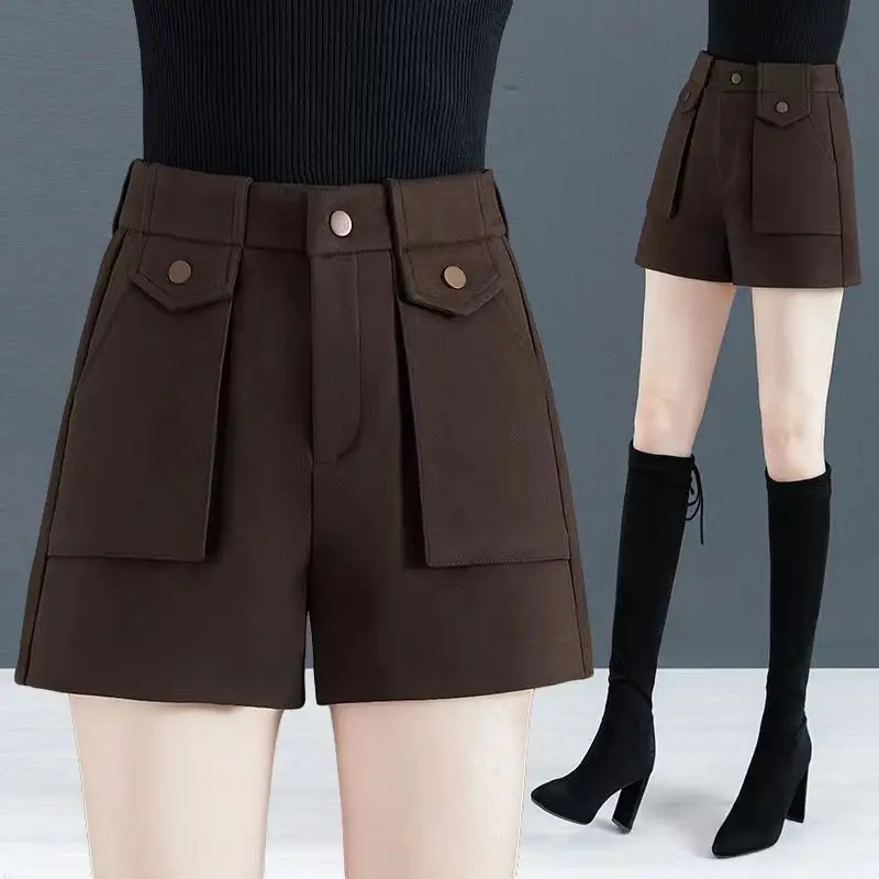 2024 New High Waist Wide Leg A-lien Office Lady Shorts Fashion Pockets Solid Short Casual Loose Shorts Summer Shorts T526
2024 New High Waist Wide Leg A-lien Office Lady Shorts Fashion Pockets Solid Short Casual Loose Shorts Summer Shorts T526