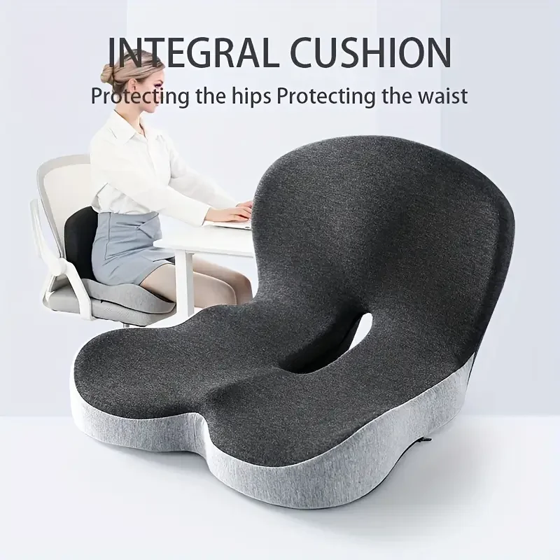 Ergonomic Seat Cushion with Backrest,Soft, Supportive, and Washable Office Chair Pad for Hip and Waist Comfort, Ideal for Long S
Ergonomic Seat Cushion with Backrest,Soft, Supportive, and Washable Office Chair Pad for Hip and Waist Comfort, Ideal for Long S