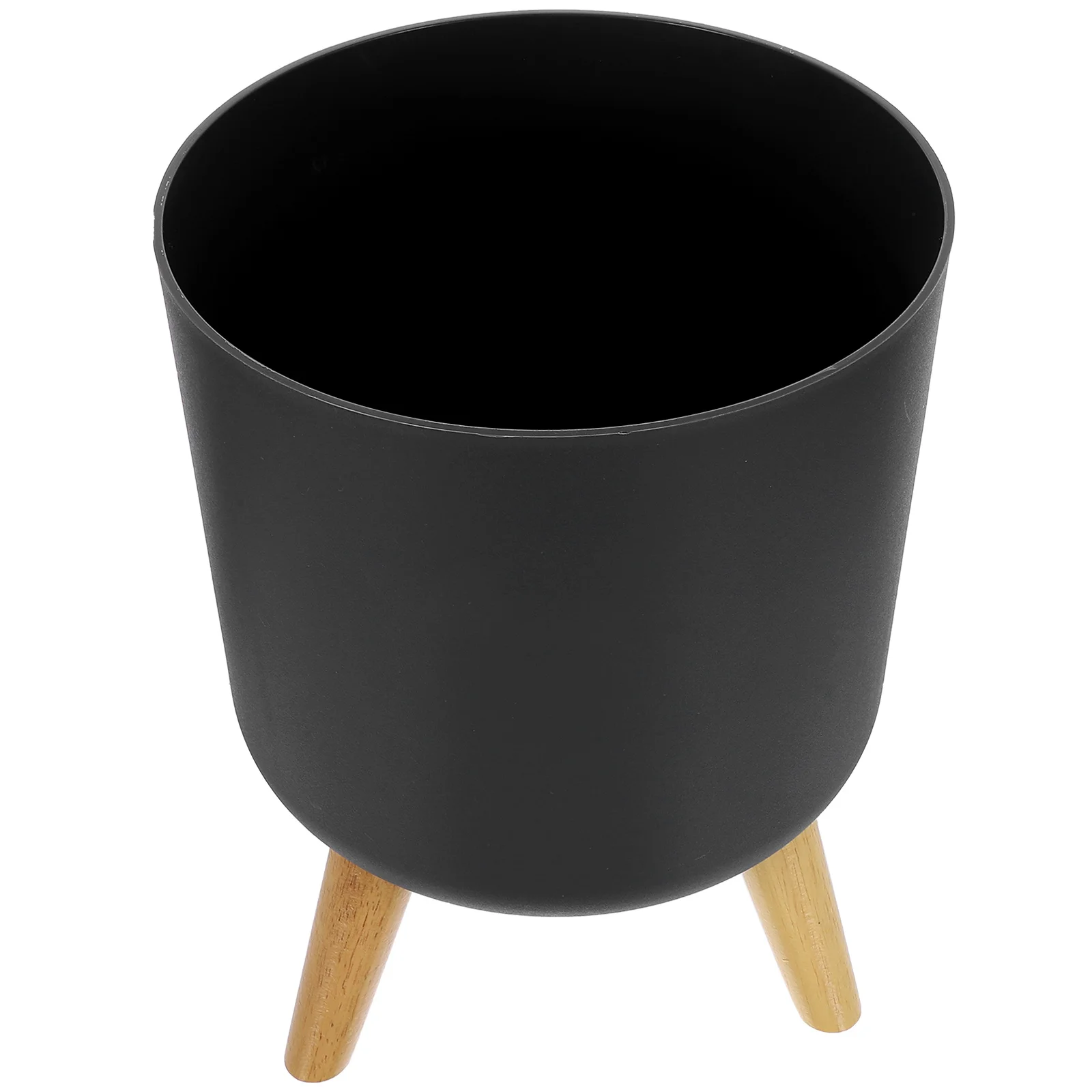 Modern Pot Wood Legs 170x150mm Floor Planter Decorative Garden Home Container Reusable Plastic for Indoor
Modern Pot Wood Legs 170x150mm Floor Planter Decorative Garden Home Container Reusable Plastic for Indoor