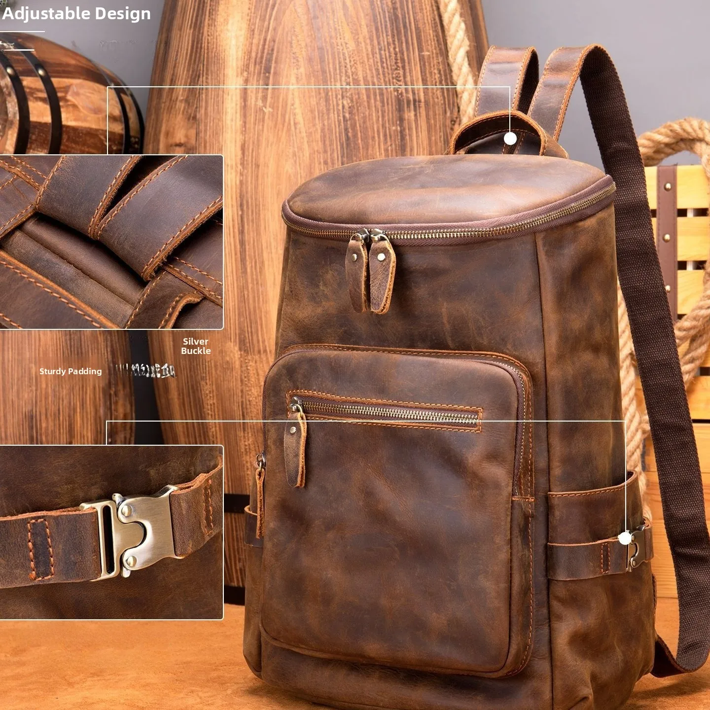 Кожаная дорожная сумка для ноутбука в стиле ретро, мужская большая сумка Capaci, осенне-зимняя двойная сумка на плечо, американская винтажная сумка
Кожаная дорожная сумка для ноутбука в стиле ретро, мужская большая сумка Capaci, осенне-зимняя двойная сумка на плечо, американская винтажная сумка