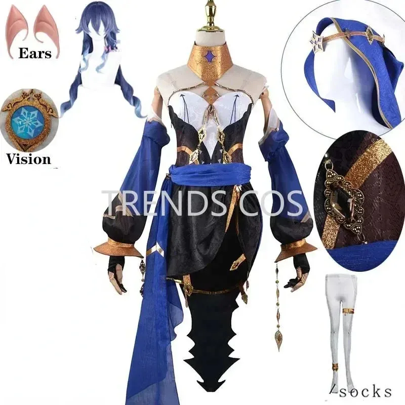 FC6Layla Sumeru Cosplay Costume Layla Full Set Headwear Dress Stockings Wig Anime Cosplay Layla dress for comic con@FC8!
FC6Layla Sumeru Cosplay Costume Layla Full Set Headwear Dress Stockings Wig Anime Cosplay Layla dress for comic con@FC8!