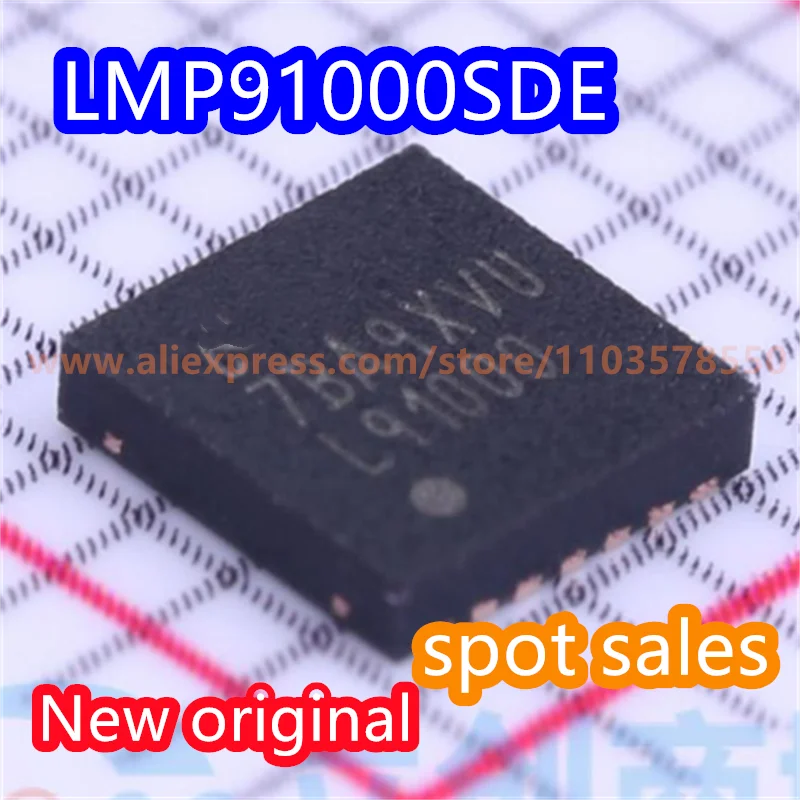 (5PCS) LMP91000SDE code L91000 package WSON14 analog front-end sensor chip LMP91000 brand new original packaging
(5PCS) LMP91000SDE code L91000 package WSON14 analog front-end sensor chip LMP91000 brand new original packaging