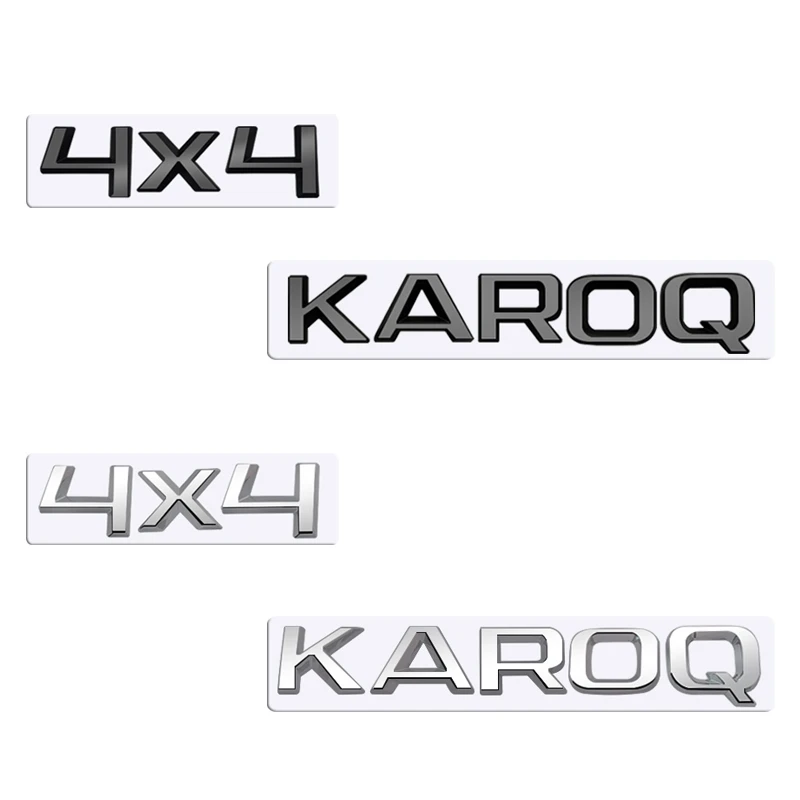 MetaL 3D Badge Logo Car Rear Trunk Body Sticker Letter Emblem For Skoda Karoq 4X4 Accessories Glossy Black Matte black
MetaL 3D Badge Logo Car Rear Trunk Body Sticker Letter Emblem For Skoda Karoq 4X4 Accessories Glossy Black Matte black