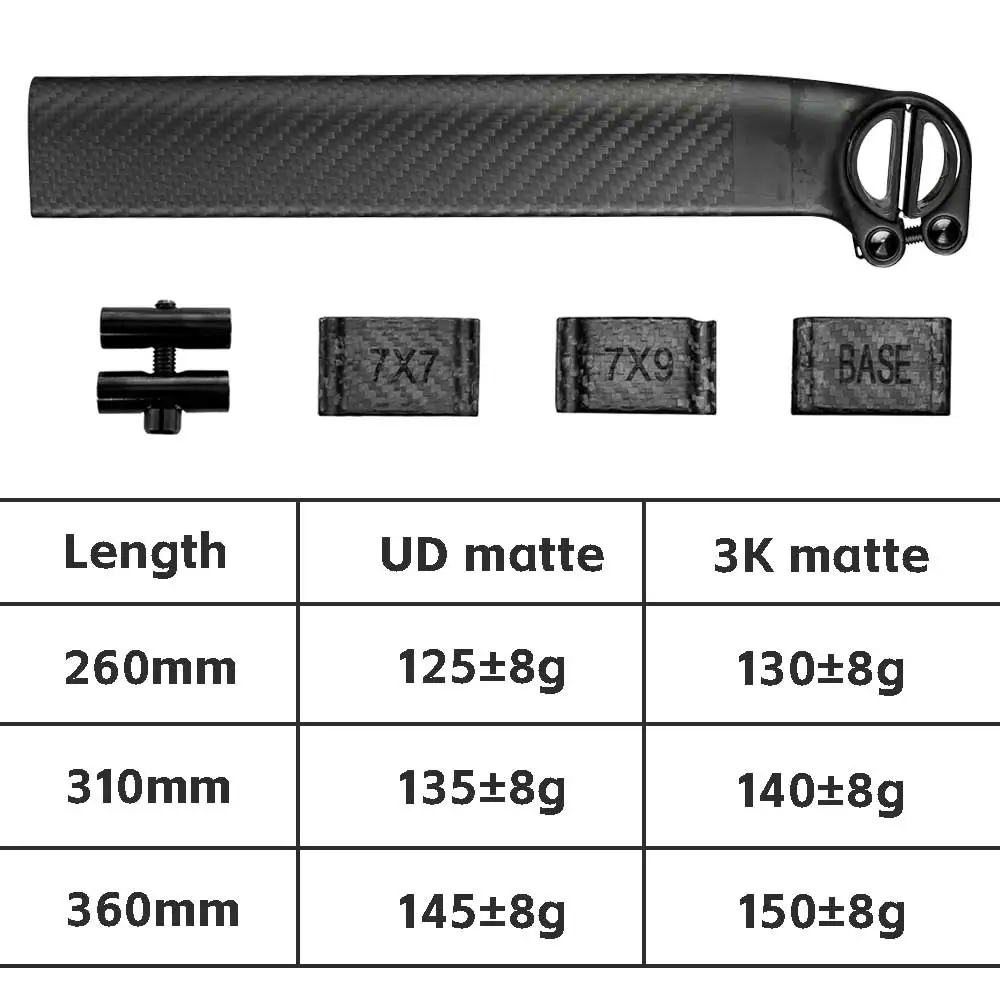 (Adapted to Reacto)elitaone Road Bike Carbon Seatpost 125g carbon fiber half shells
(Adapted to Reacto)elitaone Road Bike Carbon Seatpost 125g carbon fiber half shells