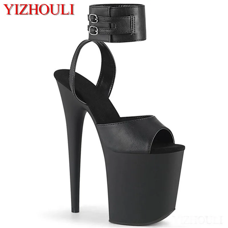 Sexy 20 cm matte black vamp heels, 8 inch stiletto night club sandals/pole dancing model dance shoes
Sexy 20 cm matte black vamp heels, 8 inch stiletto night club sandals/pole dancing model dance shoes