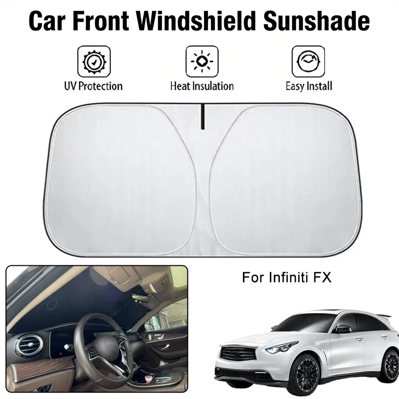 Foldable Car Windshield Sun Shade UV Block Heat Insulation For Infiniti FX Interior Protection Parts
Foldable Car Windshield Sun Shade UV Block Heat Insulation For Infiniti FX Interior Protection Parts