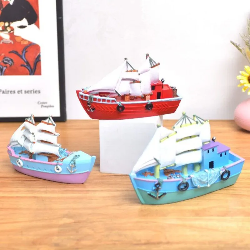 Resin Sailboat Model Mediterranean Ship Model Fish Tank Decoration Household Ornaments
Resin Sailboat Model Mediterranean Ship Model Fish Tank Decoration Household Ornaments
