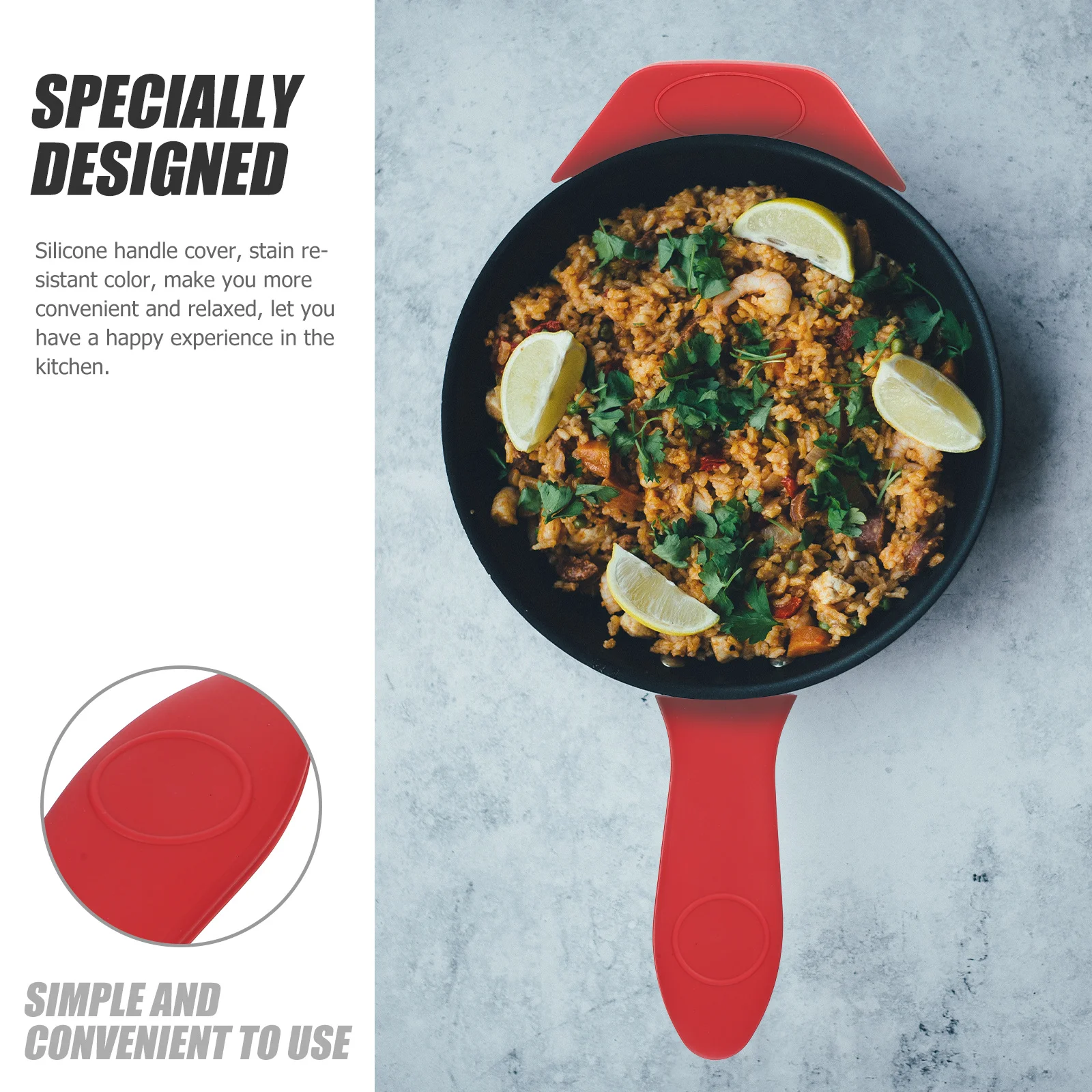 2Pcs Silicone Hot Handle Holders Heat Resistant Pot Sleeve Covers Non-Slip Pan Handle Protectors Thick Insulated Kitchen
2Pcs Silicone Hot Handle Holders Heat Resistant Pot Sleeve Covers Non-Slip Pan Handle Protectors Thick Insulated Kitchen