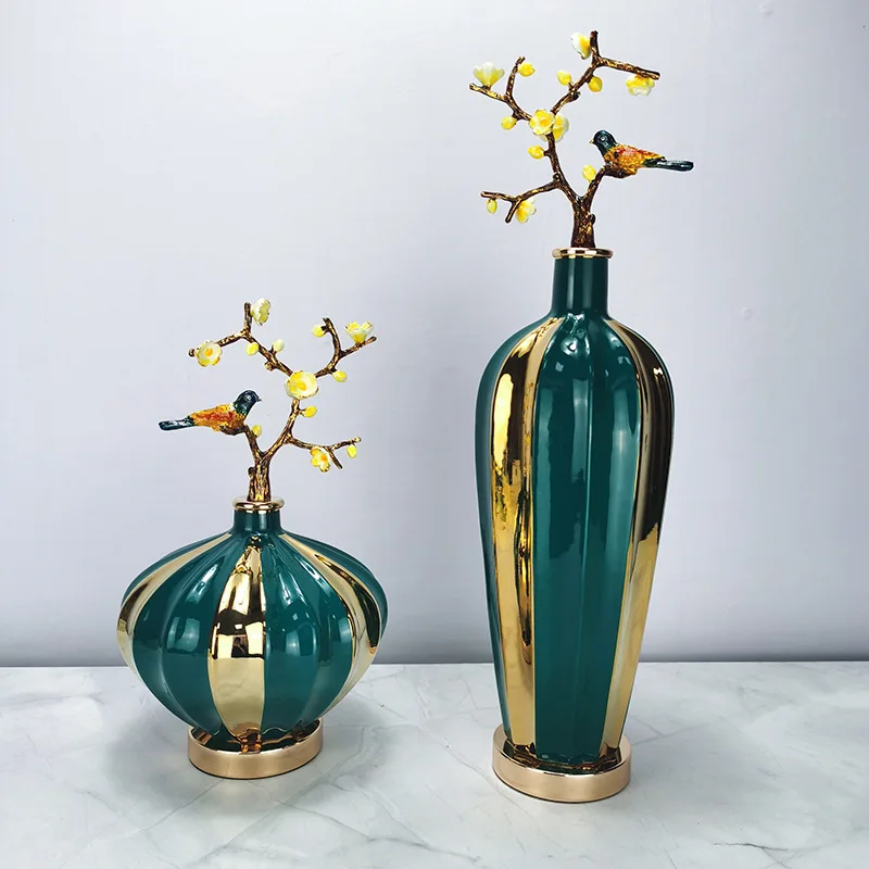 New Chinese-style entrance vase ornament high-end atmospheric home jewelry living room wine cabinet high-end light luxury
New Chinese-style entrance vase ornament high-end atmospheric home jewelry living room wine cabinet high-end light luxury