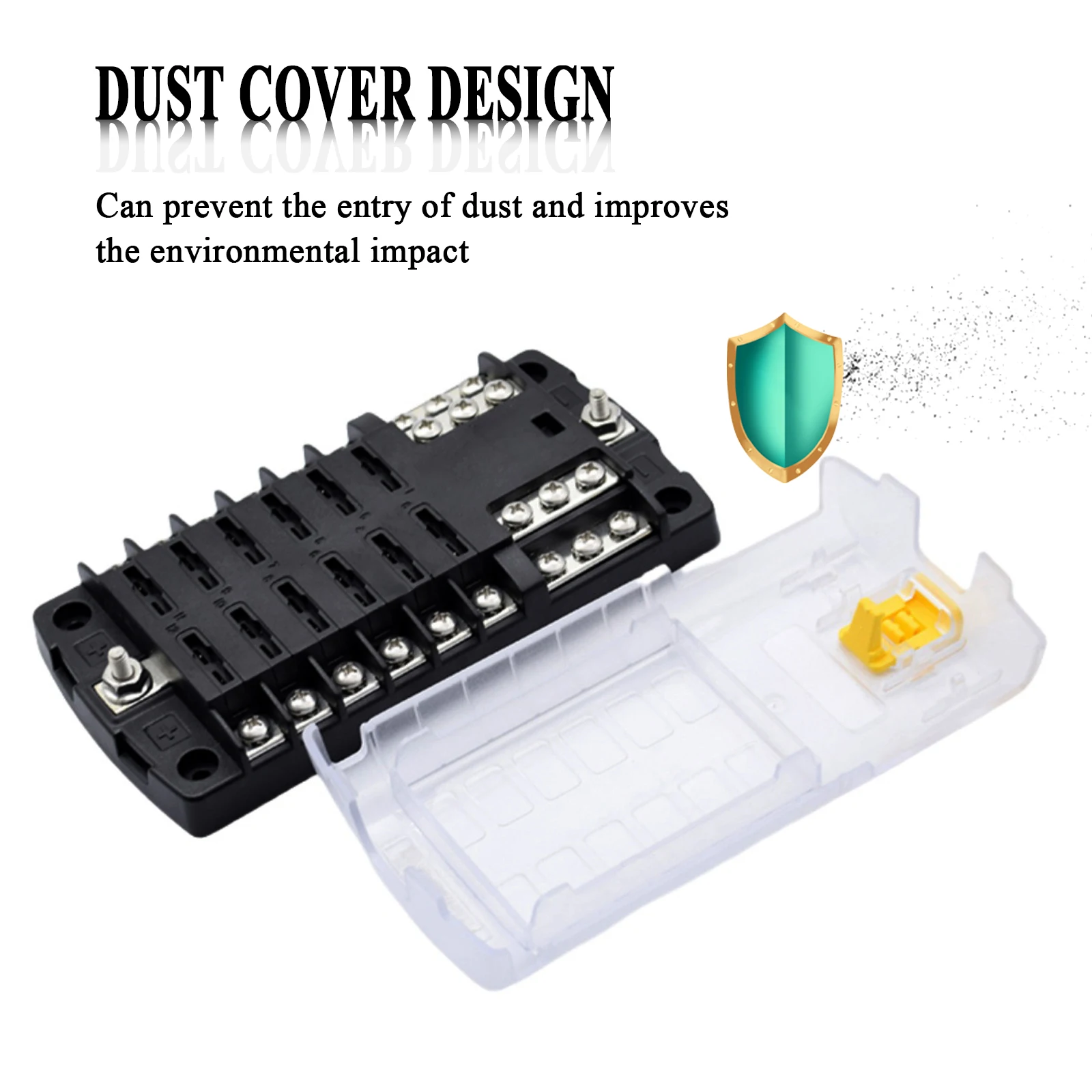 12 Way 6 Way Car Blade Fuse Box PC Protection Dustproof Cover DC 100A 32V Automatic Holder for Car Truck Marine Boat Accessories
12 Way 6 Way Car Blade Fuse Box PC Protection Dustproof Cover DC 100A 32V Automatic Holder for Car Truck Marine Boat Accessories