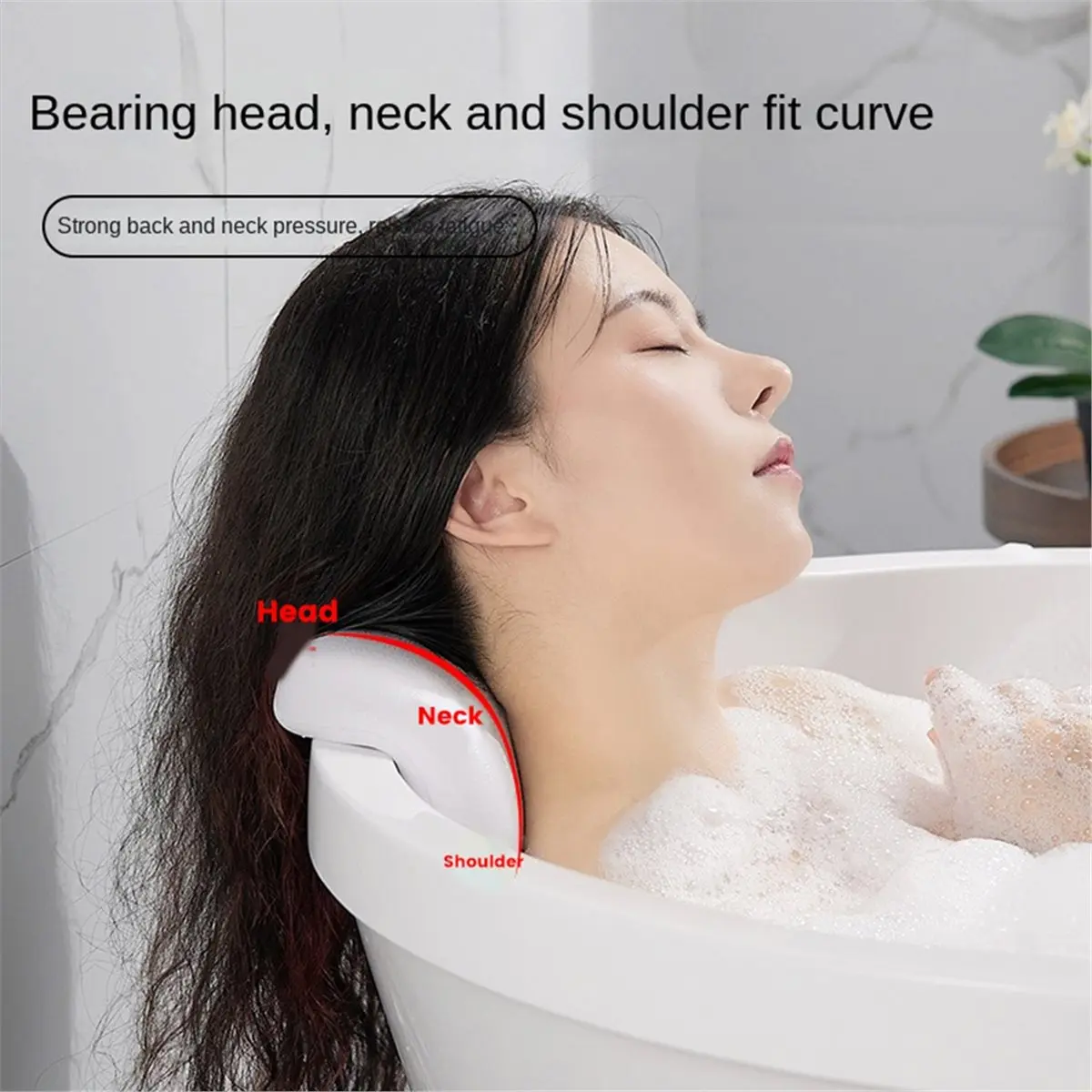 A95G Non-Slip Bathtub Pillow with Silicone Sponge & Waterproof PU Cover - Universal Bath Pillow for Spa, Relaxation, Shower B
A95G Non-Slip Bathtub Pillow with Silicone Sponge & Waterproof PU Cover - Universal Bath Pillow for Spa, Relaxation, Shower B