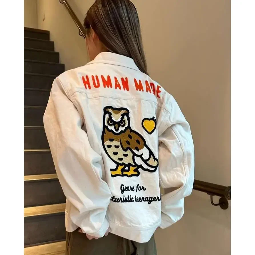 ЧЕЛОВЕЧЕСКАЯ 25, парусиновая рабочая одежда в стиле ретро с вышивкой «Сова», мужская и женская куртка, куртка
ЧЕЛОВЕЧЕСКАЯ 25, парусиновая рабочая одежда в стиле ретро с вышивкой «Сова», мужская и женская куртка, куртка