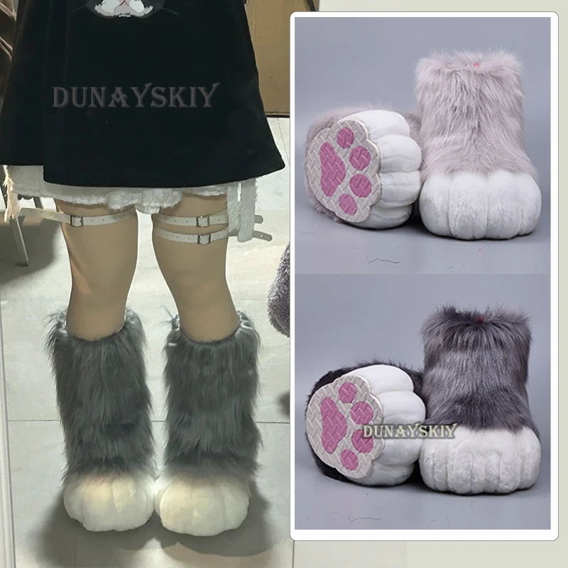 35*26cm Fursuit Cosplay Costume Paws Shoes Accessory Furry Cosplay Bunny Cat Boots Animal Manga Party Cos Wearable Unisex Outfit
35*26cm Fursuit Cosplay Costume Paws Shoes Accessory Furry Cosplay Bunny Cat Boots Animal Manga Party Cos Wearable Unisex Outfit