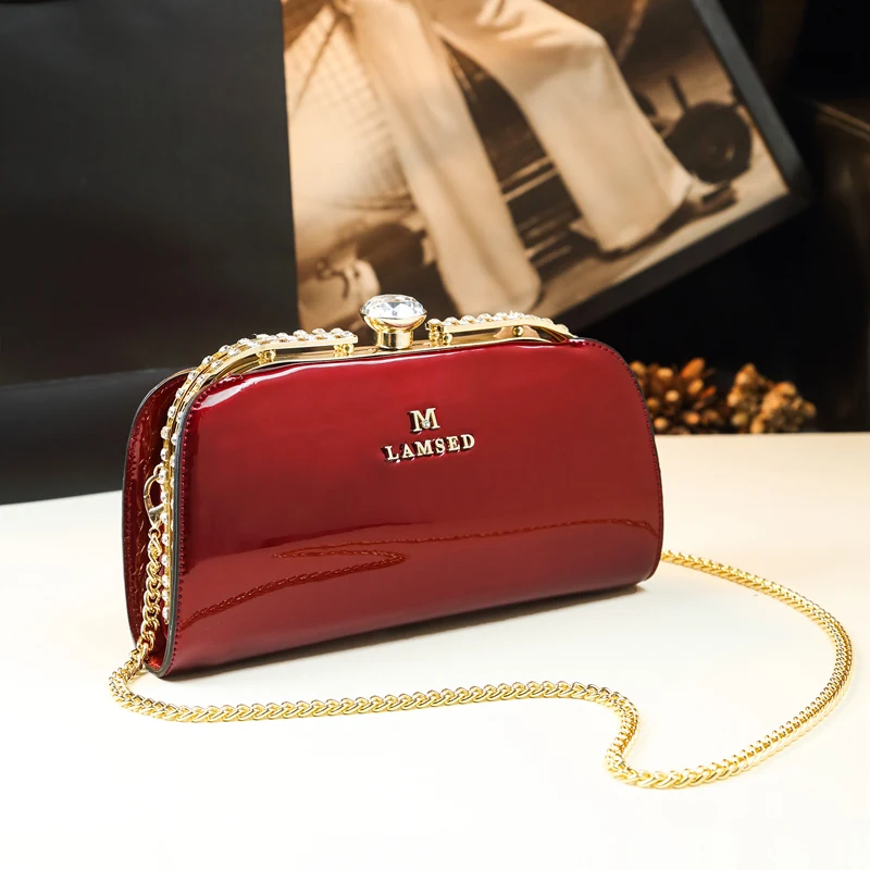 Genuine Leather Women's Handbags Diamonds Small Crossbody Bag Dinner Dress Clutch Purses Evening Bag Shoulder Messenger Bags
Genuine Leather Women's Handbags Diamonds Small Crossbody Bag Dinner Dress Clutch Purses Evening Bag Shoulder Messenger Bags