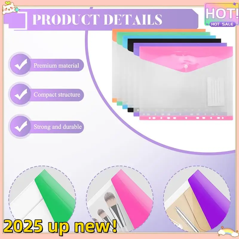 L47anew!-12Pack A4 Plastic File Folder,Expandable A4 Expandable Punched Pockets For A4 Folders,With Snap Closure And Label Pocke
L47anew!-12Pack A4 Plastic File Folder,Expandable A4 Expandable Punched Pockets For A4 Folders,With Snap Closure And Label Pocke