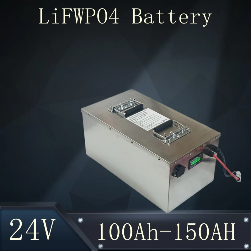 Lifepo4 24v 100ah 120ah 150ah battery with 100A BMS +10A Charger. for electric fishing boat solar panel 24V 2000W inverter
Lifepo4 24v 100ah 120ah 150ah battery with 100A BMS +10A Charger. for electric fishing boat solar panel 24V 2000W inverter