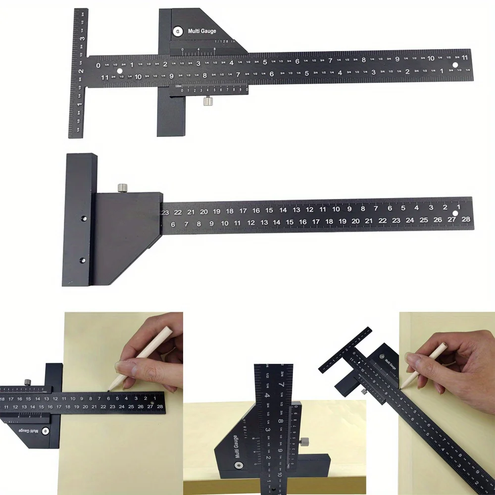 Upgrade Your Woodworking with this Multi-Functional Aluminum Alloy T-Shaped Ruler!
Upgrade Your Woodworking with this Multi-Functional Aluminum Alloy T-Shaped Ruler!