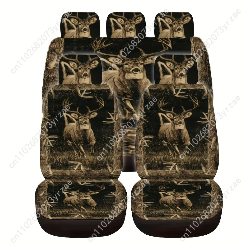 Чехлы на автомобильные сиденья с лесным оленем, универсальные экологически чистые украшения интерьера, удобные дышащие чехлы на автомобильные сиденья
Чехлы на автомобильные сиденья с лесным оленем, универсальные экологически чистые украшения интерьера, удобные дышащие чехлы на автомобильные сиденья