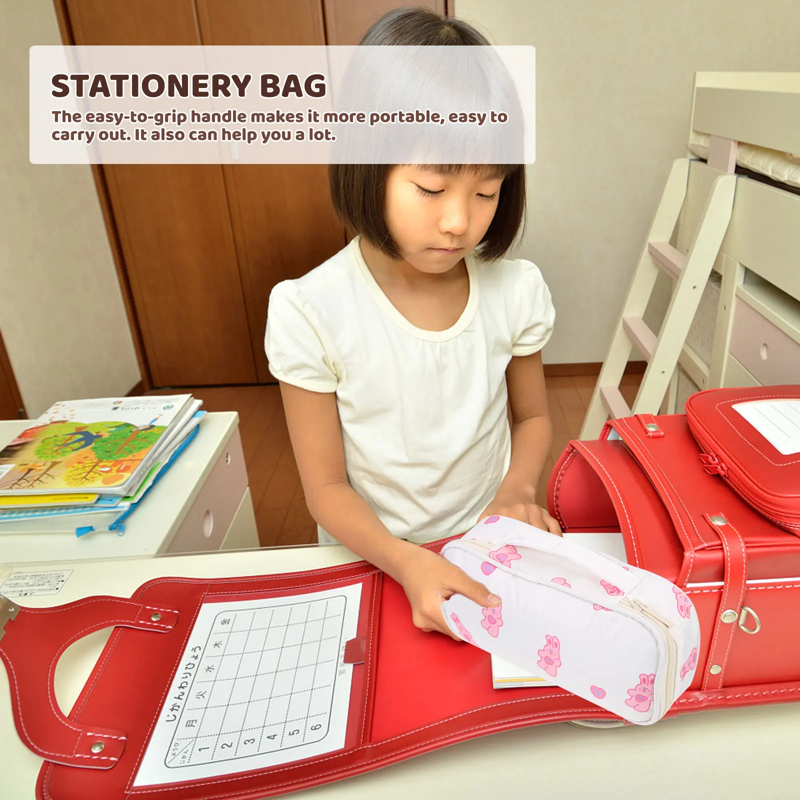 Large Capacity Pencil Bag Polyester Compact Stationery ganizer Portable Zipper Pouch Reusable School Office Storage Lightweight
Large Capacity Pencil Bag Polyester Compact Stationery ganizer Portable Zipper Pouch Reusable School Office Storage Lightweight