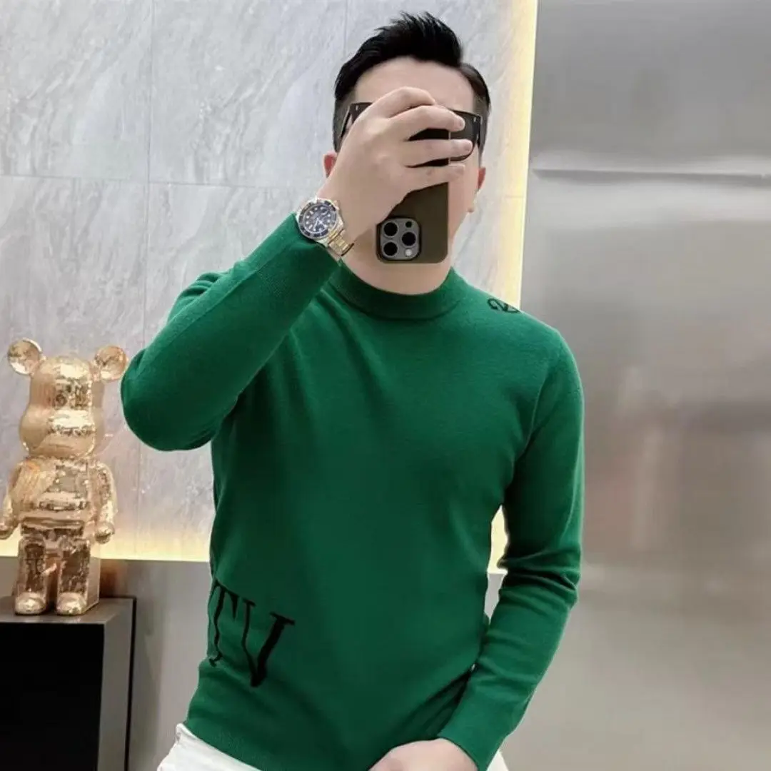 Knitted Color Letter Autumn Sweater round Ne High Quali Versatile Men's Faionable Casual Long Sve Crew Ne
Knitted Color Letter Autumn Sweater round Ne High Quali Versatile Men's Faionable Casual Long Sve Crew Ne