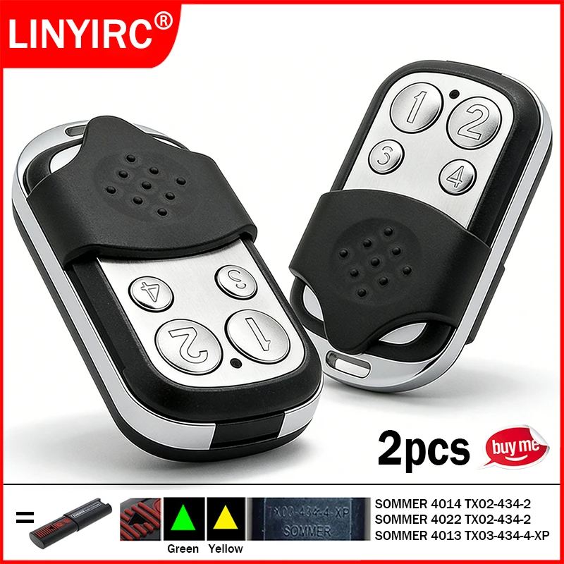 New SOMMER TX03-434-4-XP 434.42MHz Garage Remote Control 434MHz SOMMER TX03 434 4 XP 4014 4022 TX02-434-2 Gate Remote Control
New SOMMER TX03-434-4-XP 434.42MHz Garage Remote Control 434MHz SOMMER TX03 434 4 XP 4014 4022 TX02-434-2 Gate Remote Control