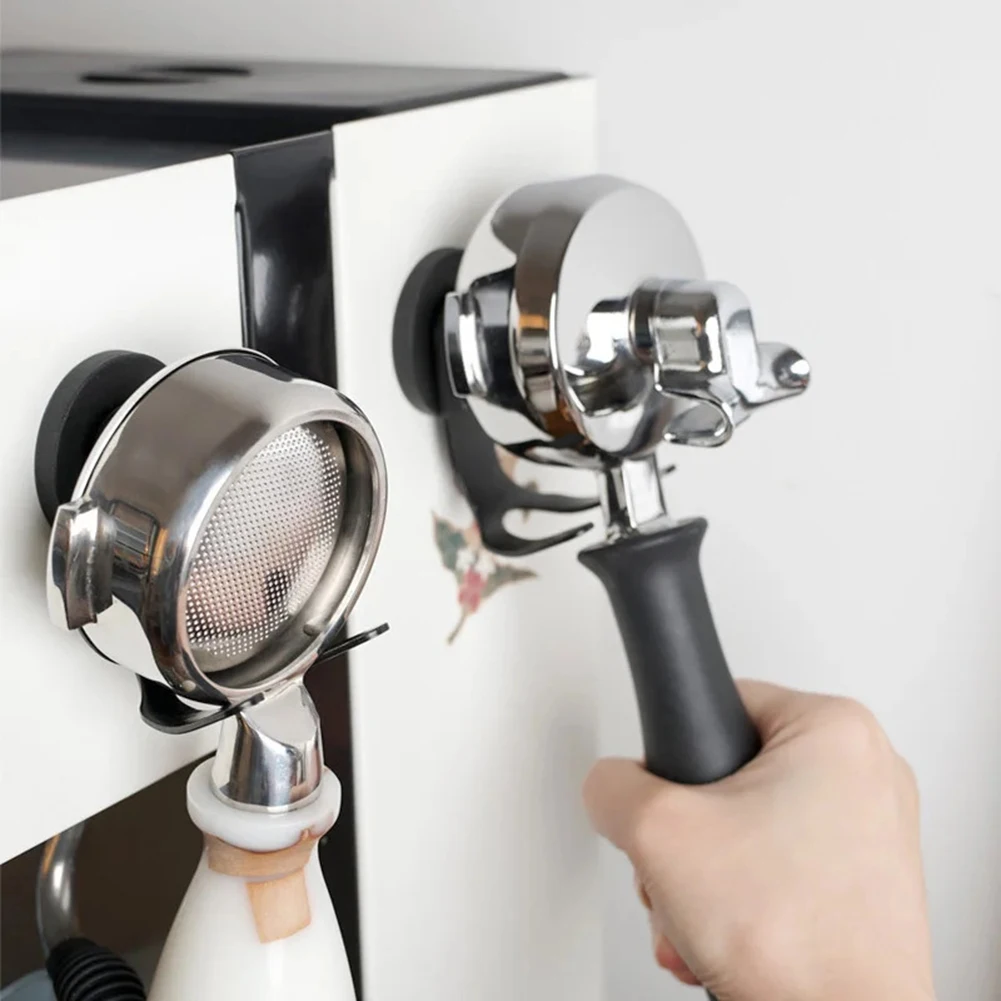 2pcs Stainless Steel Magnetic Coffee Handle Holder For Tamper Coffee Tool Holder Coffee Handle With Seamless Hook
2pcs Stainless Steel Magnetic Coffee Handle Holder For Tamper Coffee Tool Holder Coffee Handle With Seamless Hook 