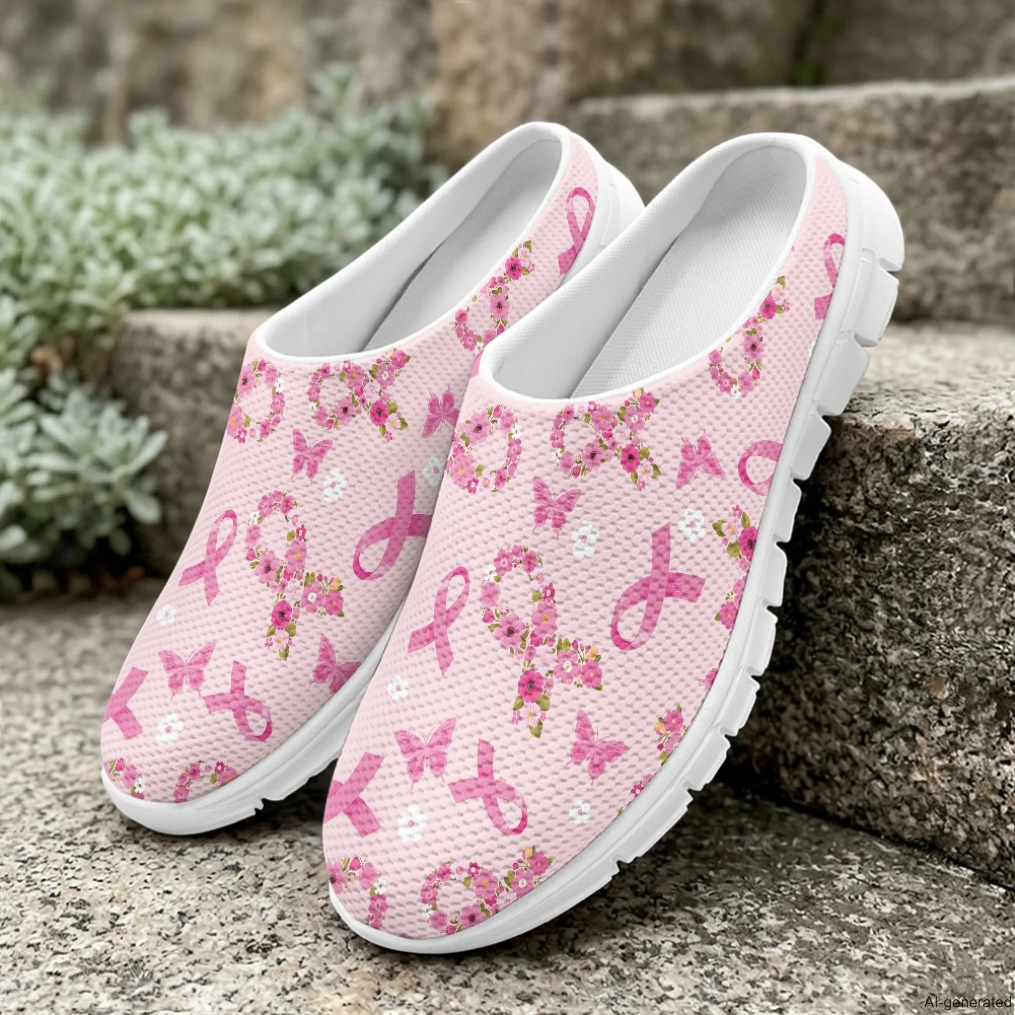 XIXIRIMIDO Casual Shoes Pink Ribbon Nurse Shoes Versatile Sports Women's Slippers Cozy Breathable Mesh Men's Walking Shoes 35-48
XIXIRIMIDO Casual Shoes Pink Ribbon Nurse Shoes Versatile Sports Women's Slippers Cozy Breathable Mesh Men's Walking Shoes 35-48