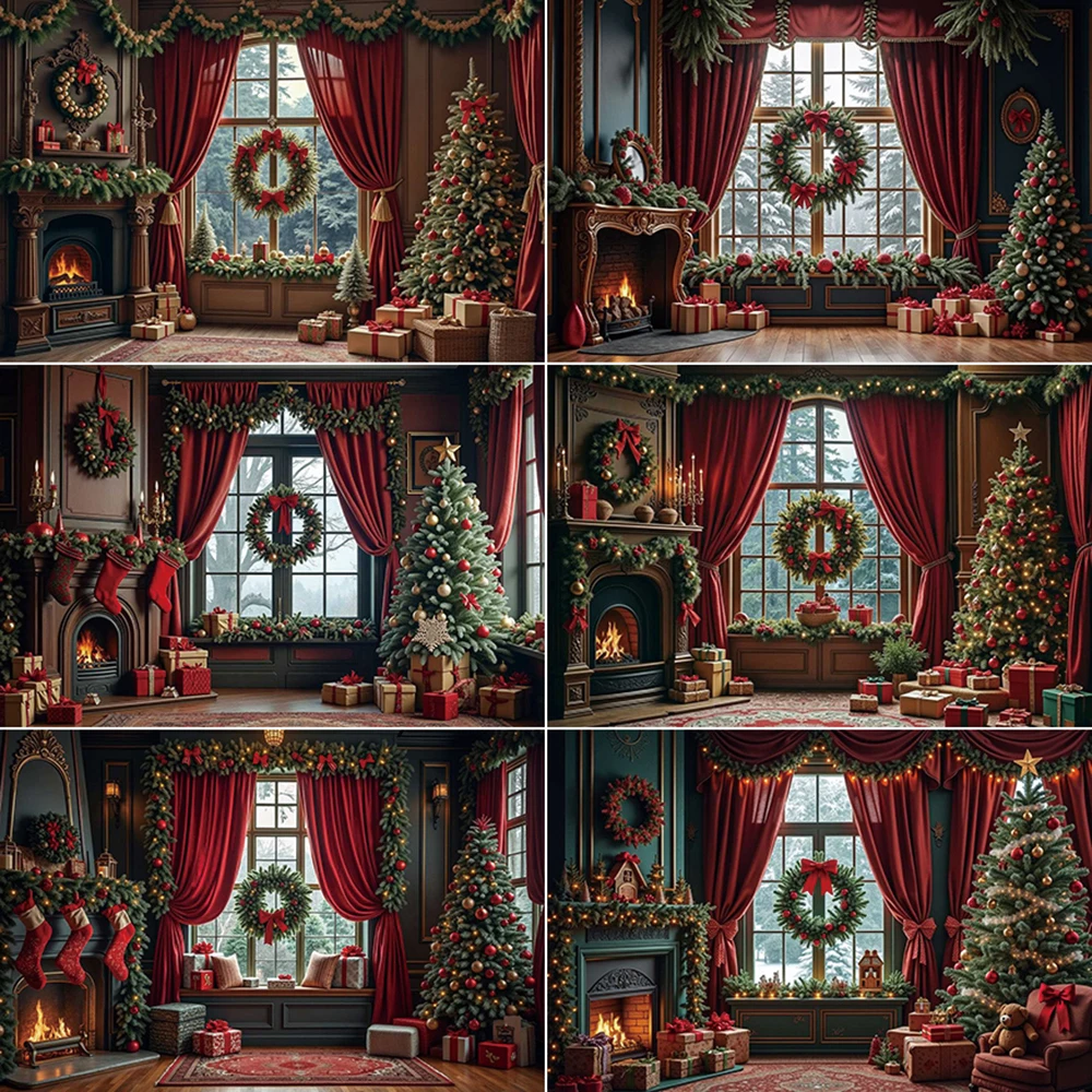 MOON.QG Christmas Backdrop Photography Curtains Window Luxury Large Balls Tree Background Children New Year Photo Studio Props
MOON.QG Christmas Backdrop Photography Curtains Window Luxury Large Balls Tree Background Children New Year Photo Studio Props