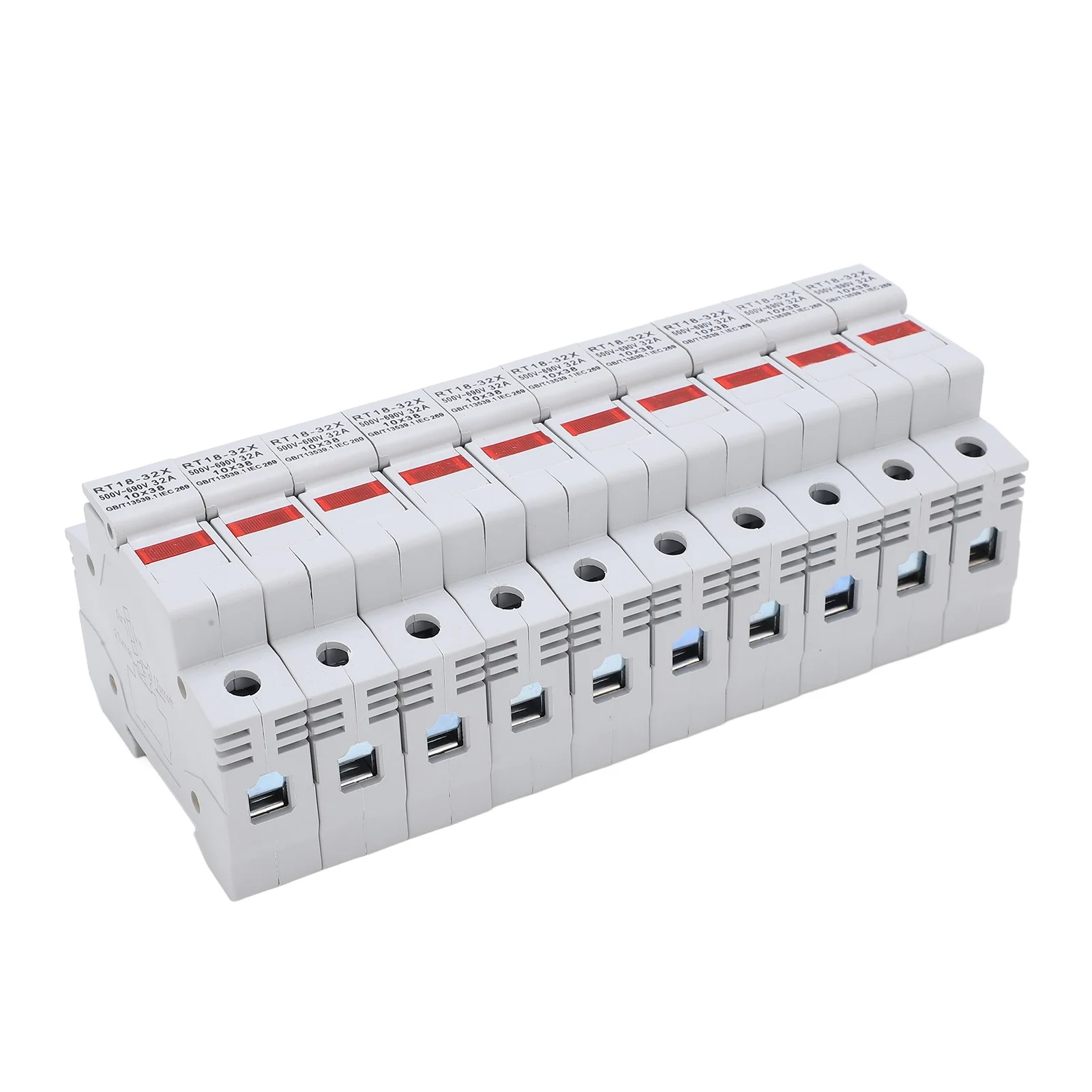 RT18‑32X Miniature Rail Mounted Fuse Holder Base with LED Indicator Electrical Accessory 32A 500‑690V
RT18‑32X Miniature Rail Mounted Fuse Holder Base with LED Indicator Electrical Accessory 32A 500‑690V