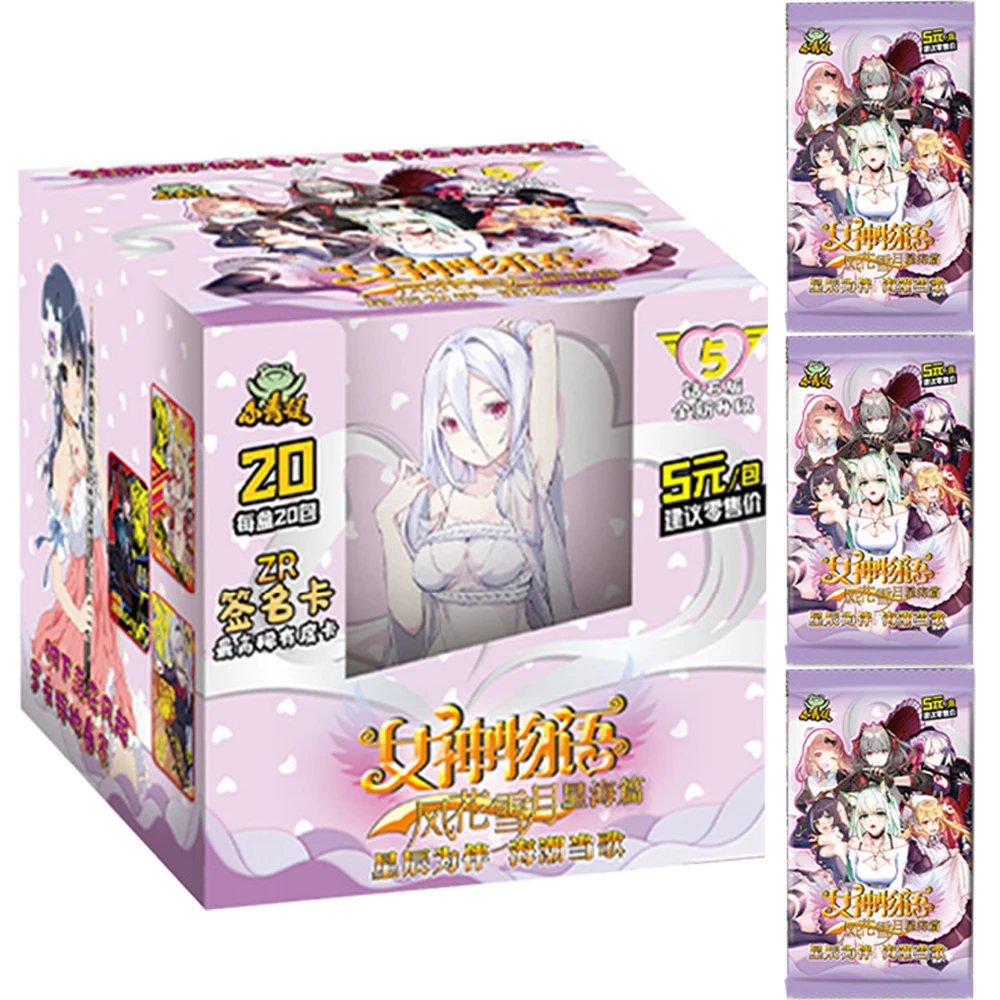 Original Goddess Story Card For Children Popular Anime Cute And Beautiful Girl Limited Game Collection Card Family Table Toys
Original Goddess Story Card For Children Popular Anime Cute And Beautiful Girl Limited Game Collection Card Family Table Toys