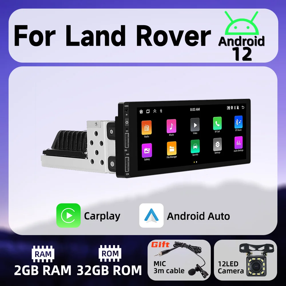 Android Car Multimedia for Land Rover 6.9" Screen 1Din Radio Stereo Head Unit Carplay Android Auto Autoradio GPS Navigation Wifi
Android Car Multimedia for Land Rover 6.9" Screen 1Din Radio Stereo Head Unit Carplay Android Auto Autoradio GPS Navigation Wifi