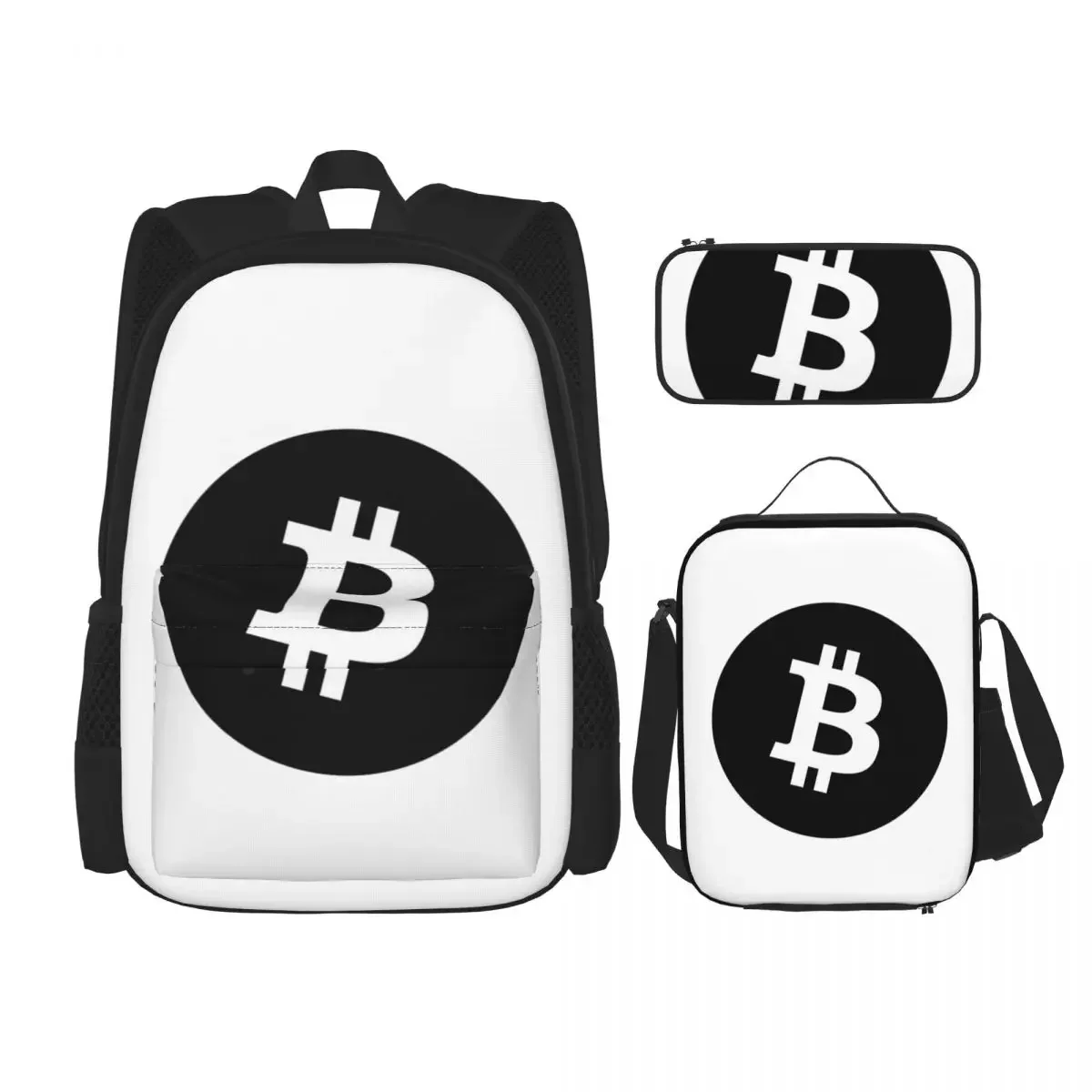 Bitcoin Logo Backpacks Boys Girls Bookbag Students School Bags Cartoon Kids Rucksack Lunch Bag Pen Bag Three-Piece Set
Bitcoin Logo Backpacks Boys Girls Bookbag Students School Bags Cartoon Kids Rucksack Lunch Bag Pen Bag Three-Piece Set