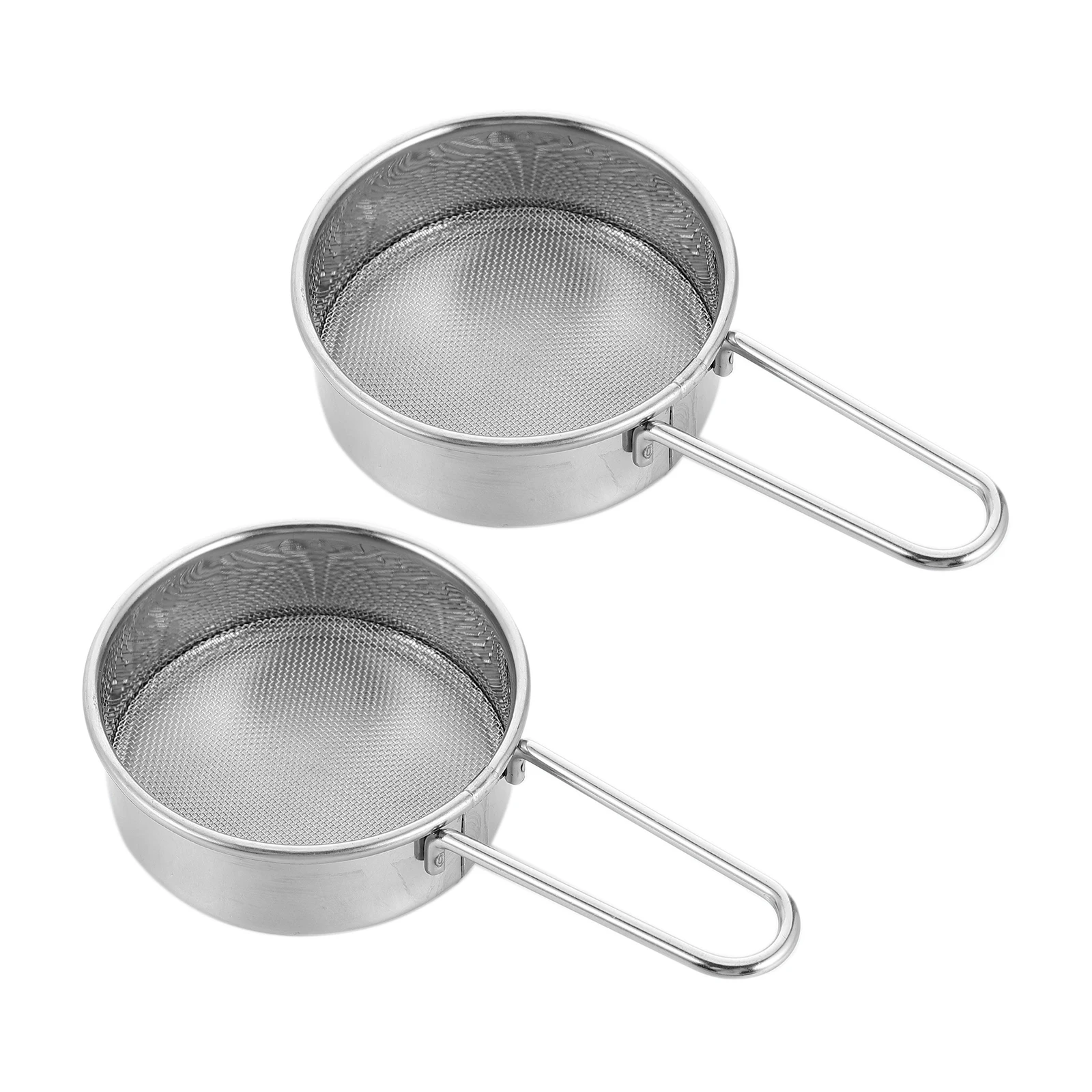 2Pcs Stainless Steel Flour Sieve 430 Powdered Sugar Sifter Mesh Kitchen Net 304 Strainer Baking Tools H held Filter
2Pcs Stainless Steel Flour Sieve 430 Powdered Sugar Sifter Mesh Kitchen Net 304 Strainer Baking Tools H held Filter