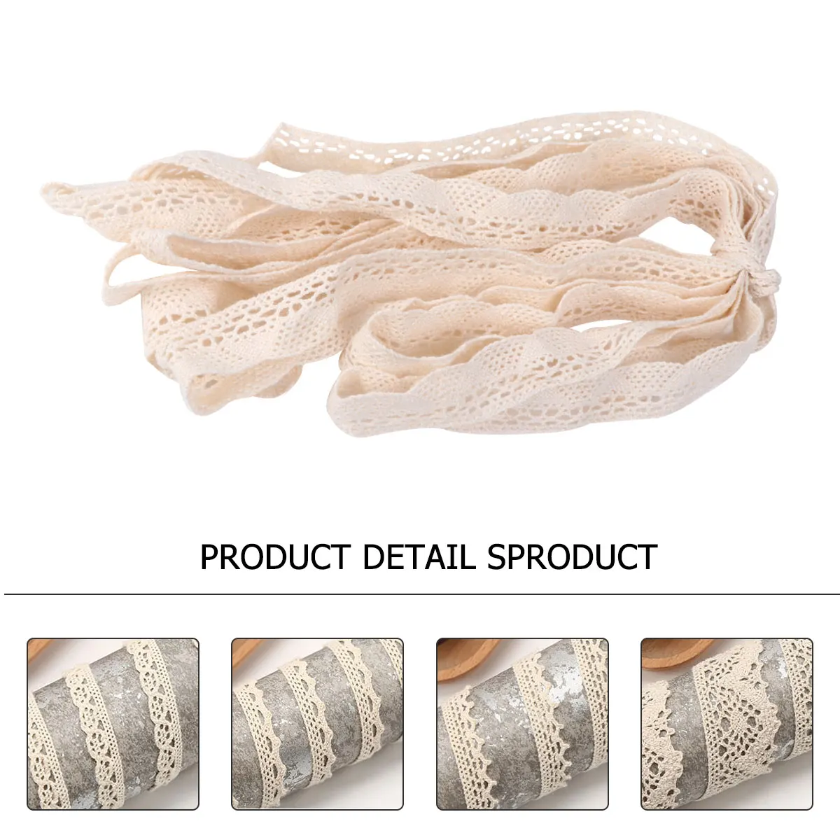 7 Rolls White Cotton Lace Border for Clothing Dress Lingerie Curtain Decorative Ribbons H made Crafts Accessories
7 Rolls White Cotton Lace Border for Clothing Dress Lingerie Curtain Decorative Ribbons H made Crafts Accessories