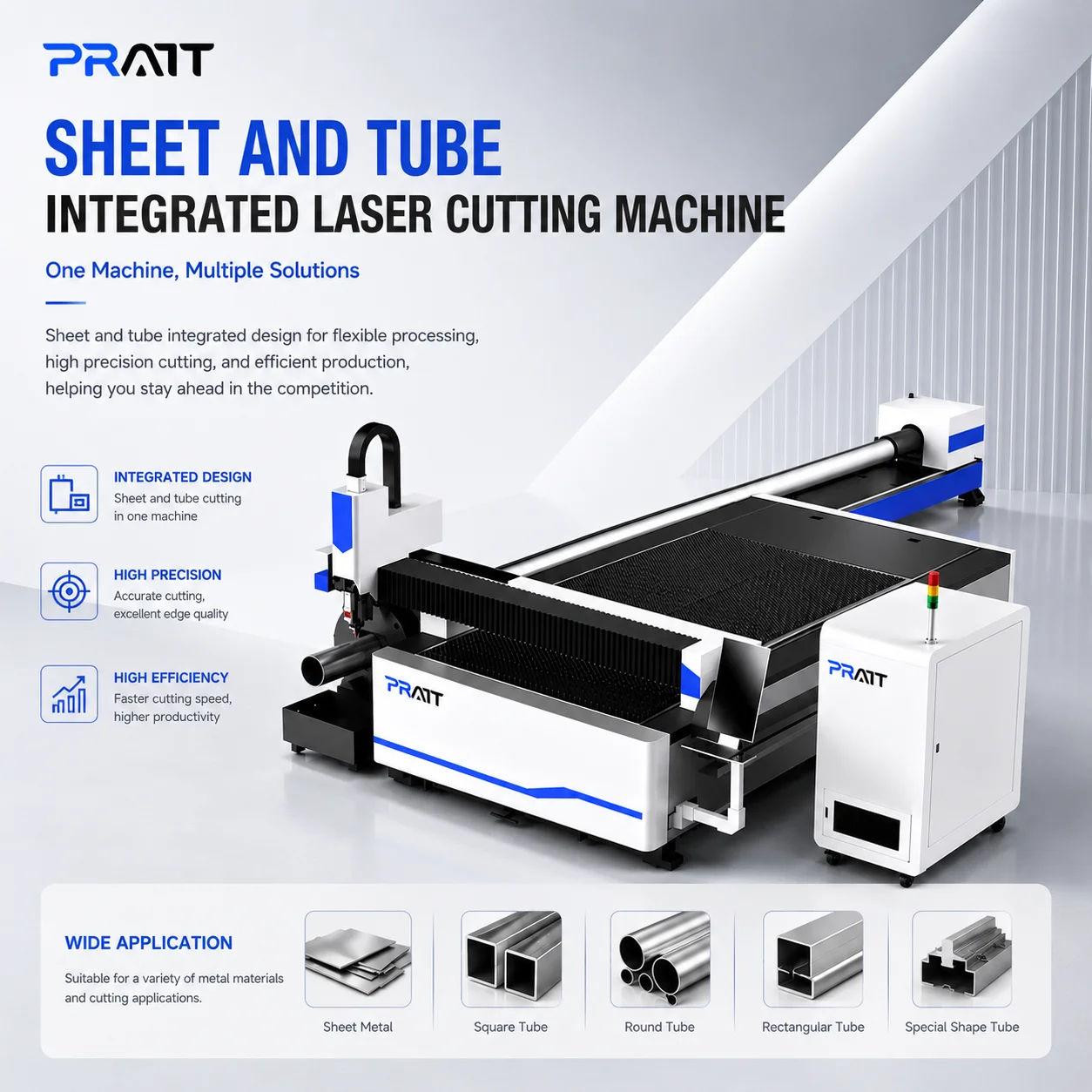 Factory Hot Sales Advanced Mild Steel Hollow Section Processing Fiber Laser Metal Tube Pipe Sheet Cutting Machine
Factory Hot Sales Advanced Mild Steel Hollow Section Processing Fiber Laser Metal Tube Pipe Sheet Cutting Machine