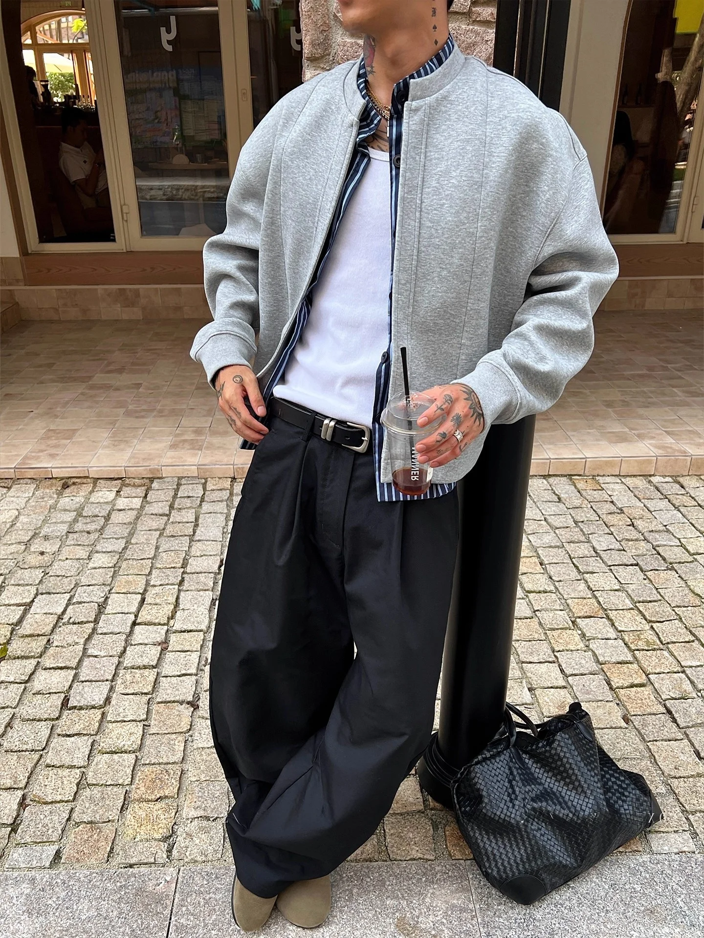 Loose Fit Men's ort Flight Jaet Fake Two-Piece Air Layer Inner Casual Sle Polyester Fiber Anti-Wrinkle Zipper Cl...
Loose Fit Men's ort Flight Jaet Fake Two-Piece Air Layer Inner Casual Sle Polyester Fiber Anti-Wrinkle Zipper Cl...