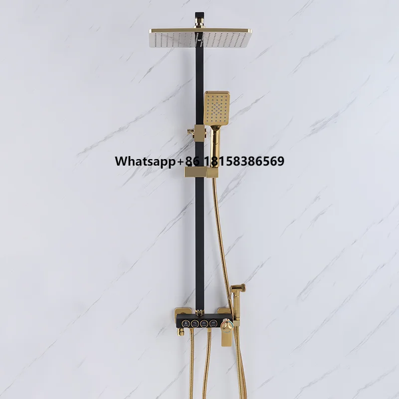 High Quality Home Use 4 Function Bath Thermostatic Shower Set With Bidet Sprayer
High Quality Home Use 4 Function Bath Thermostatic Shower Set With Bidet Sprayer