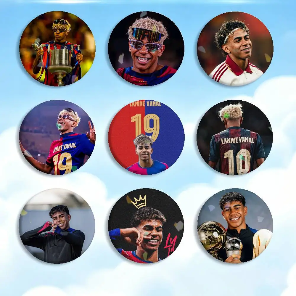 L-Lamine Y-Yamal 19 Badges Creative Tinplate Button PinsBrooch Badge Clothes Backpack
L-Lamine Y-Yamal 19 Badges Creative Tinplate Button PinsBrooch Badge Clothes Backpack