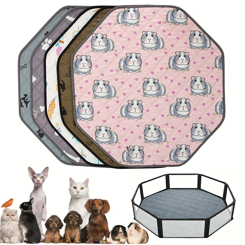 Cute Cartoon Print Octagon Pet Training Pad Multi-Layer Absorbent Leakproof Dog Urine Mat Non-Slip Bottom Reusable Cage Liner
Cute Cartoon Print Octagon Pet Training Pad Multi-Layer Absorbent Leakproof Dog Urine Mat Non-Slip Bottom Reusable Cage Liner