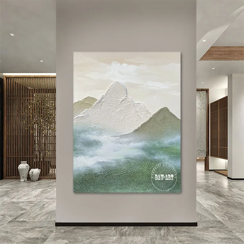 Cloud Mist Landscape Mountain Hand Painting Abstract Canvas Wall Art Unframed Knife Oil Painting Wall Pictures For Living Room
Cloud Mist Landscape Mountain Hand Painting Abstract Canvas Wall Art Unframed Knife Oil Painting Wall Pictures For Living Room