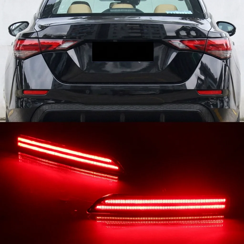LED Rear Bumper Reflector Lights For Nissan Sentra Sylphy 20-25 Teana 22-24 Patrol 19-23 Murano 15-19 Turn Signal Brake lamp
LED Rear Bumper Reflector Lights For Nissan Sentra Sylphy 20-25 Teana 22-24 Patrol 19-23 Murano 15-19 Turn Signal Brake lamp