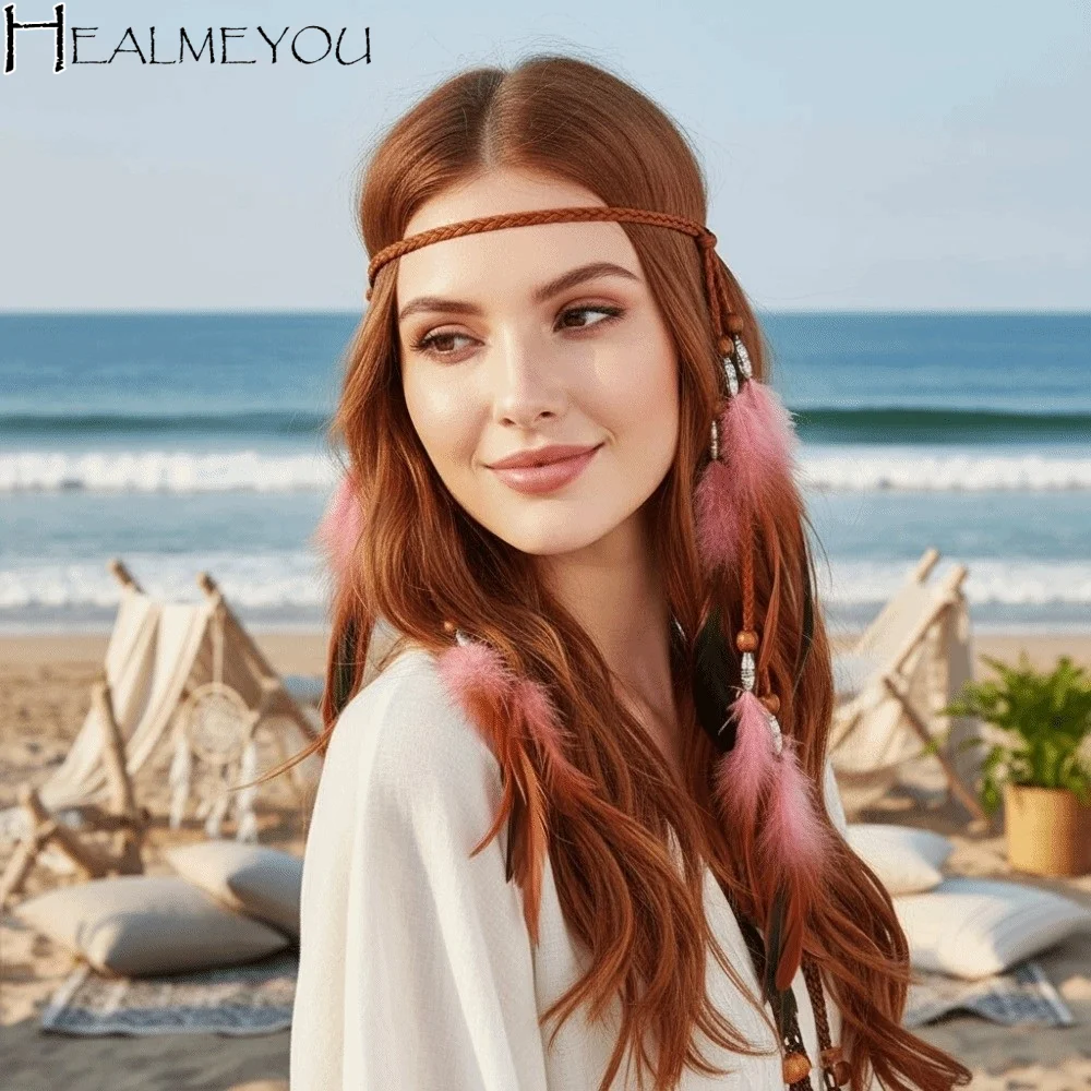 Synthetic Braided Cord Boho Feather Headpiece Adjustable Slide Bead Vibrant Orange Plumage Tribal Hair Extension
Synthetic Braided Cord Boho Feather Headpiece Adjustable Slide Bead Vibrant Orange Plumage Tribal Hair Extension