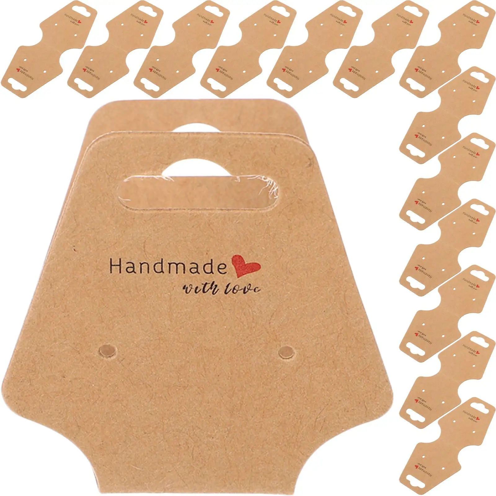 100 Pcs Displays Necklace Kraft Paper Card Jewelry Tags for Handmade Items Scalable Cards
100 Pcs Displays Necklace Kraft Paper Card Jewelry Tags for Handmade Items Scalable Cards