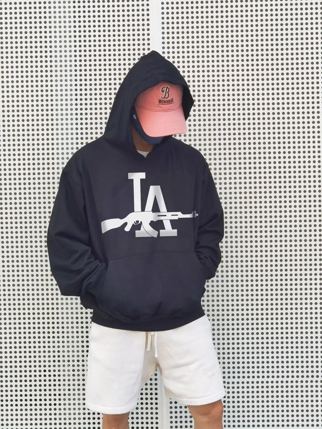 Свитер с капюшоном и принтом американского хип-хопа на западном побережье AK47 LA, мужская и женская осенне-зимняя повседневная уличная толстовка
Свитер с капюшоном и принтом американского хип-хопа на западном побережье AK47 LA, мужская и женская осенне-зимняя повседневная уличная толстовка