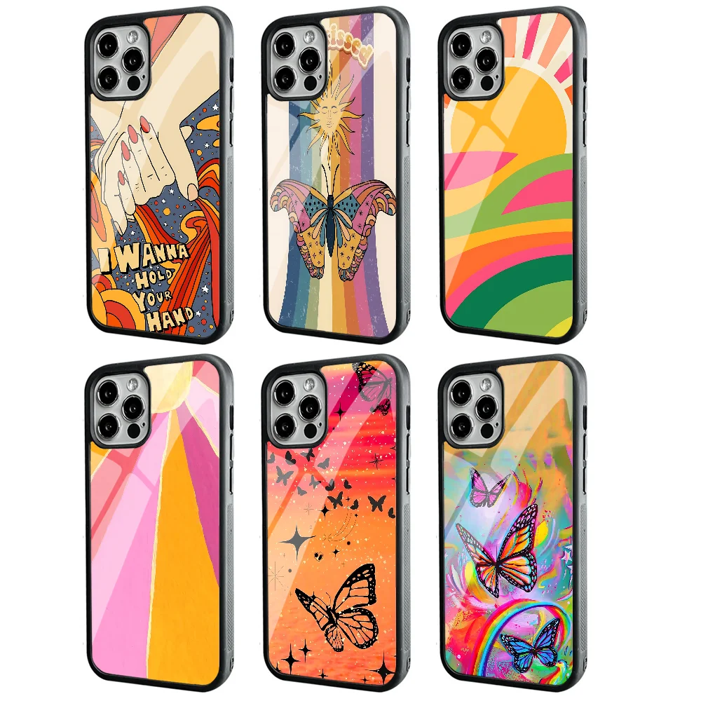 Retro Stripes Art Prints Sunset Lip Rainbow Flower Butterfly Boho Phone Case Strong Magnetic For IPhone 16 15 14 13 Pro Max 11 1
Retro Stripes Art Prints Sunset Lip Rainbow Flower Butterfly Boho Phone Case Strong Magnetic For IPhone 16 15 14 13 Pro Max 11 1