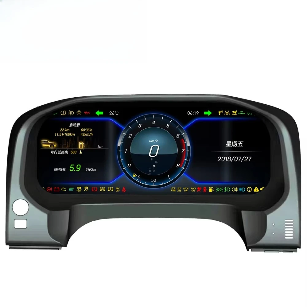 AuCAR 12.3" Linux Operating System Car Instrument Panel Digital Speedometer Instrument Cluster for Prado 150 2018-2019
AuCAR 12.3" Linux Operating System Car Instrument Panel Digital Speedometer Instrument Cluster for Prado 150 2018-2019
