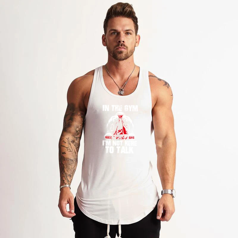 Cotton Workout Gym Tank Tops Mens Muscle Sleeveless Casual Fashion Bodybuilding Summer Cool Feeling Breathable Slim Fit T-shirt
Cotton Workout Gym Tank Tops Mens Muscle Sleeveless Casual Fashion Bodybuilding Summer Cool Feeling Breathable Slim Fit T-shirt