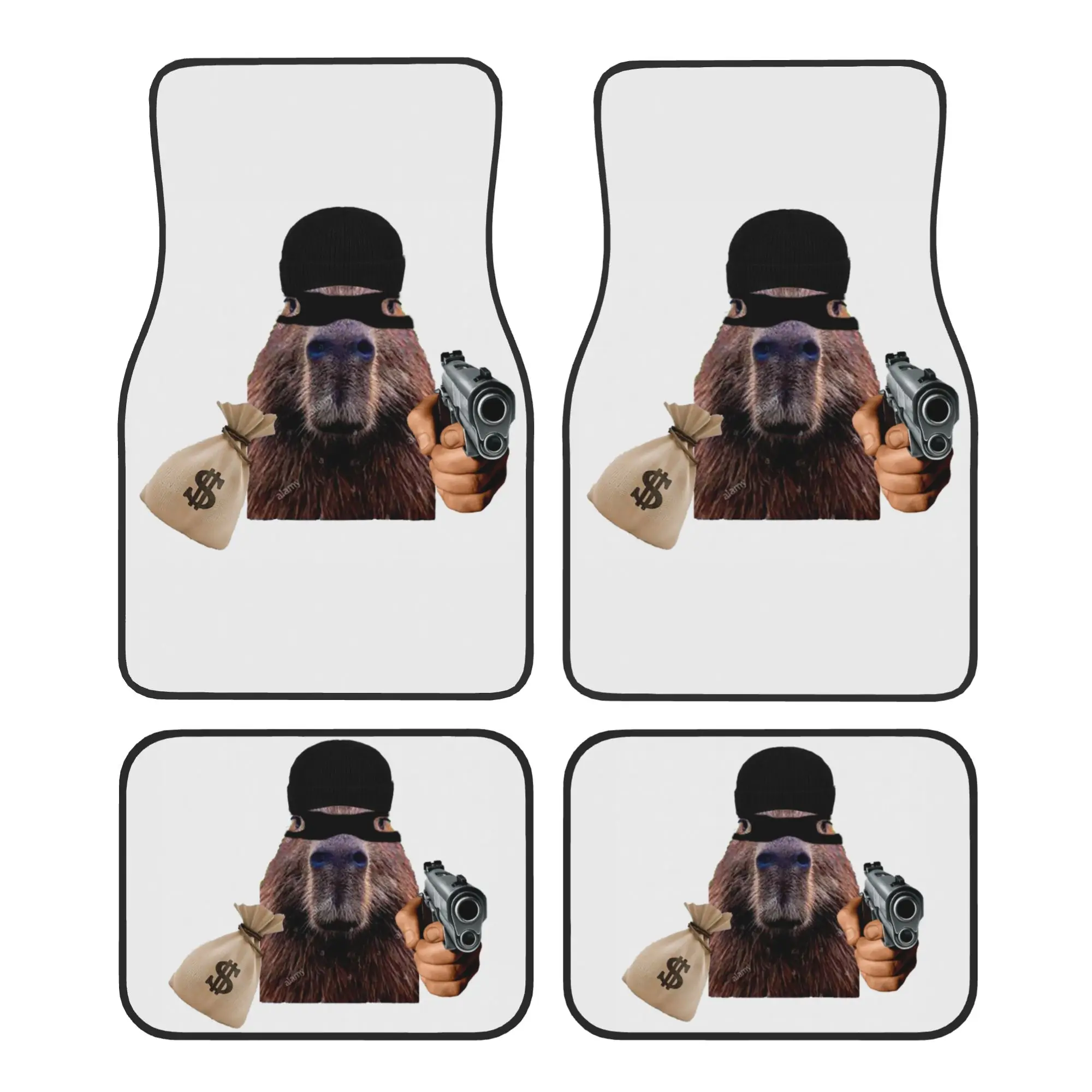 4PCS Crystal Velvet Car Floor Mats Capybara Robber Car Carpet Floor Protection Animal Pet Universal Auto Front Rear Foot Mats
4PCS Crystal Velvet Car Floor Mats Capybara Robber Car Carpet Floor Protection Animal Pet Universal Auto Front Rear Foot Mats